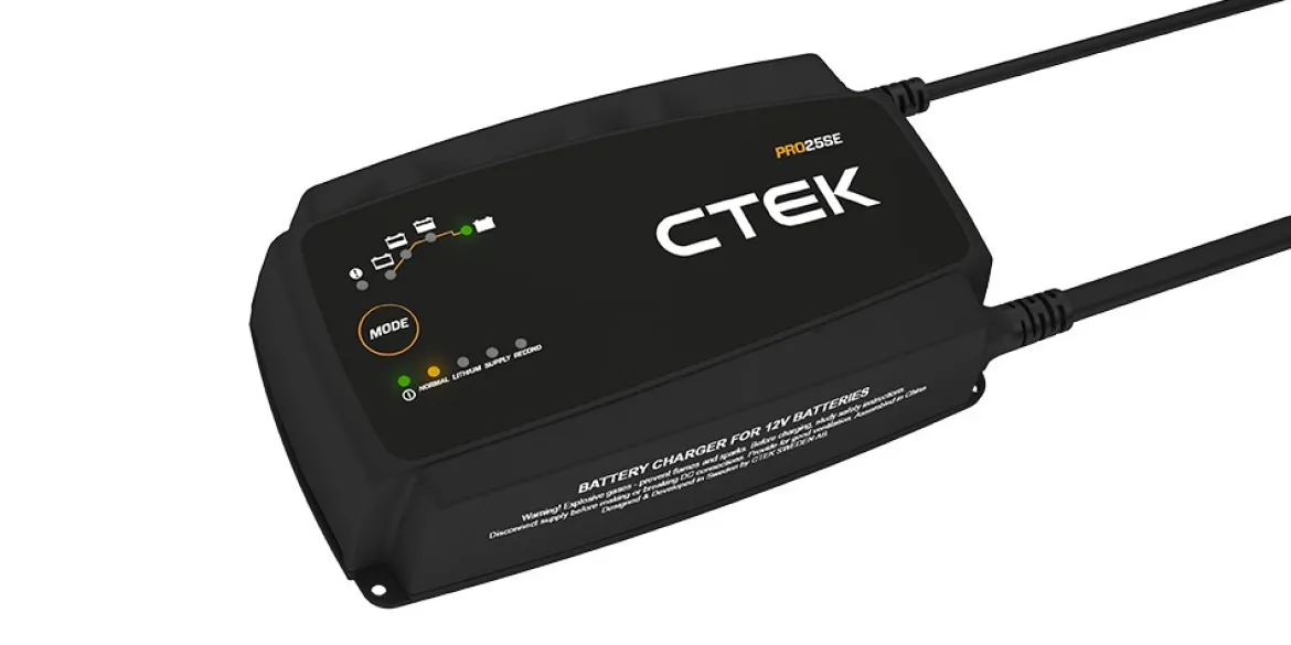 CTEK PRO25SE 12V 25A Battery Charger w/ Long Cable (40-327)