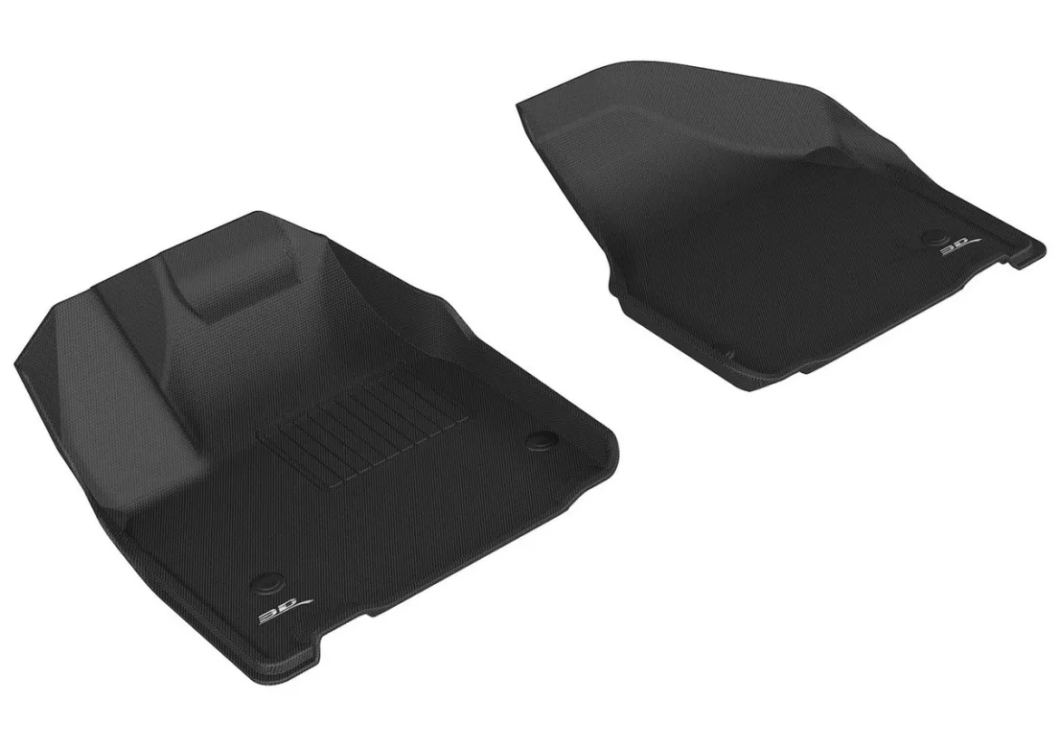 3D MAXpider Front Row Custom Fit Kagu Floor Mat, Black (L1CY00511509)