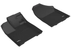3D MAXpider Front Row Custom Fit Kagu Floor Mat, Black (L1HD08311509)