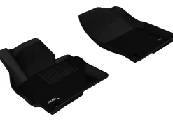 3D MAXpider Front Row Custom Fit All-Weather Floor Mat, Black (L1MZ03811509)