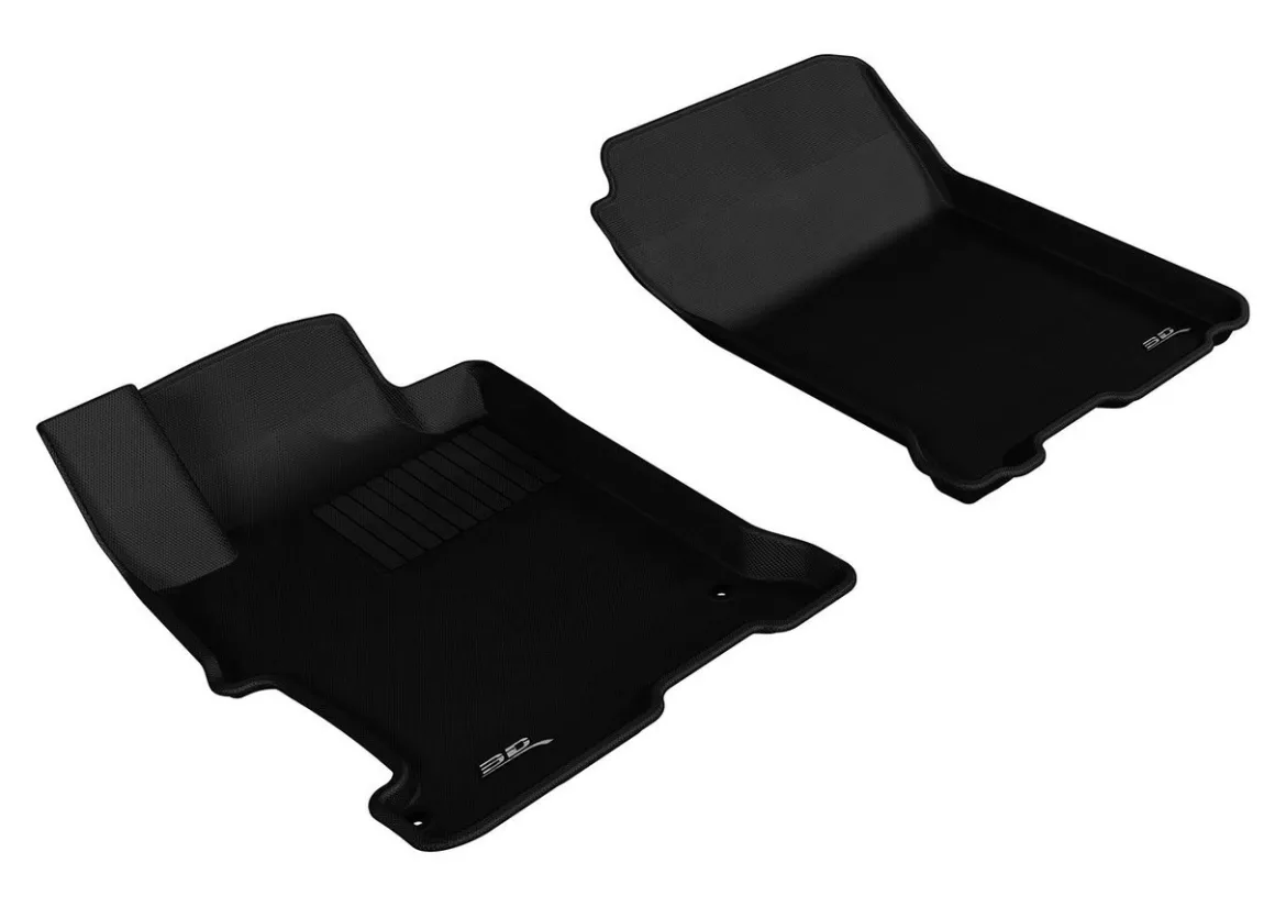 3D MAXpider Front Row Custom Fit All-Weather Floor Mat, Black (L1HD04811509)