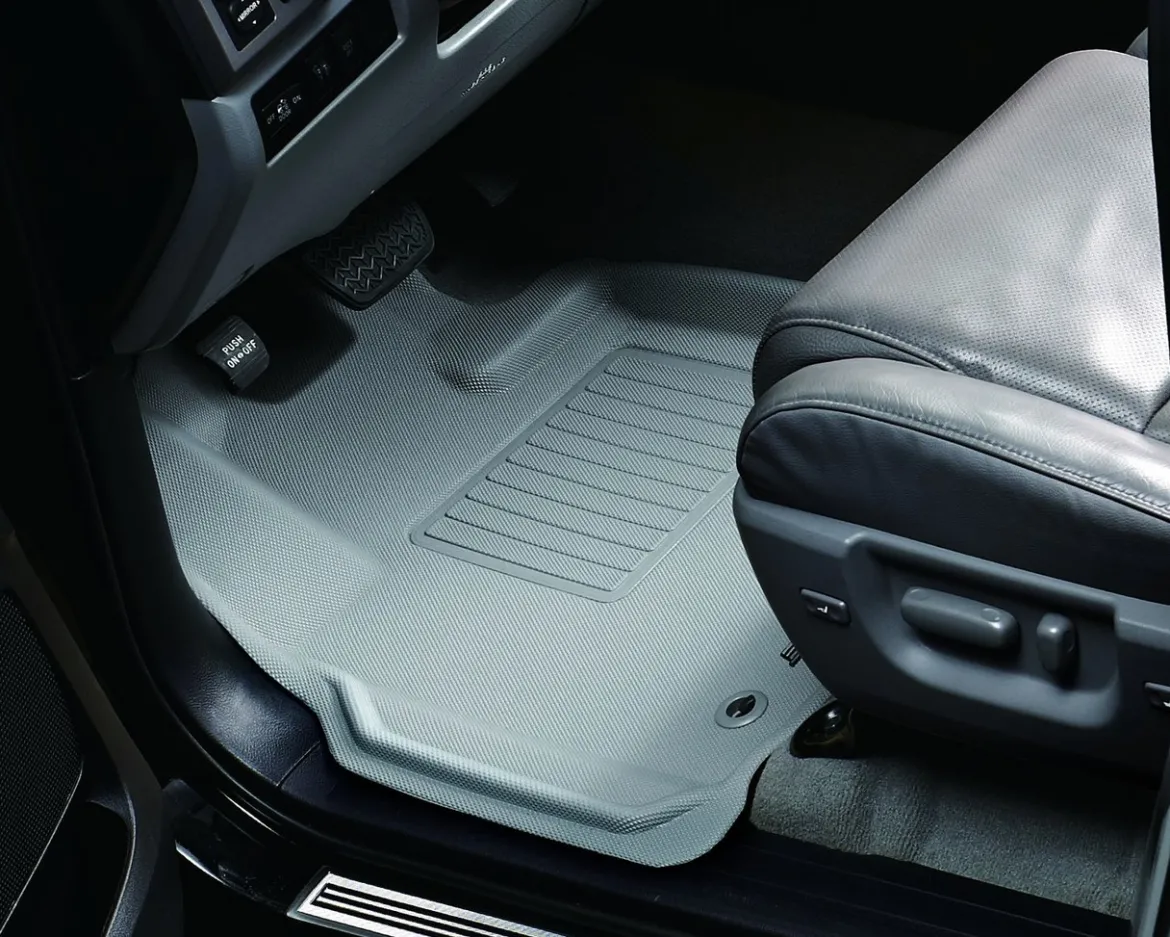 3D MAXpider Front Row Custom Fit All-Weather Floor Mat, Gray (L1HD04811501)