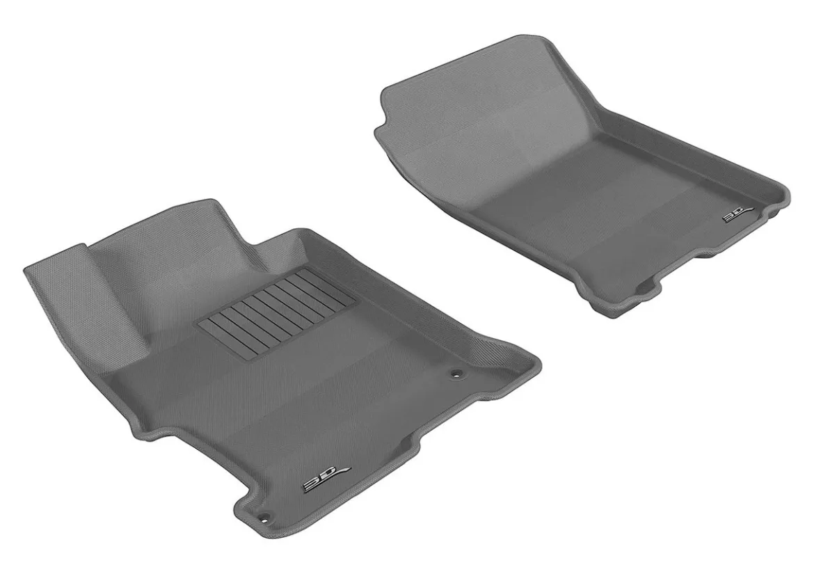 3D MAXpider Front Row Custom Fit All-Weather Floor Mat, Gray (L1HD04811501)