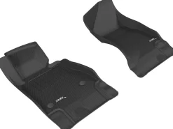 3D MAXpider Front Row Custom Fit Kagu Floor Mat, Black (L1CH06911509)