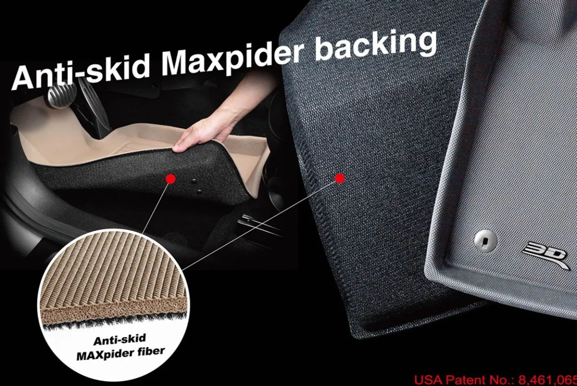 3D MAXpider Second Row All-Weather Floor Mats, Tan (L1HD04821502)
