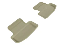 3D MAXpider Second Row Custom Fit Floor Mat, Kagu Rubber (Tan) (L1FR08521502)