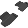 3D MAXpider Second Row Custom Fit Kagu Floor Mat, Black (L1FR08521509)