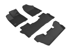 3D MAXpider 1St, 2Nd & 3Rd Row, All-Weather Floor Mats, Black (L1HD08401509)