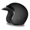 Daytona Helmets 3/4 Open Face Motorcycle Helmet [Dull Black] [Xl] (DC1-B-XL)