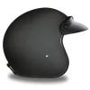 Daytona Helmets 3/4 Open Face Motorcycle Helmet [Dull Black] [Xs] (DC1-B-XS)
