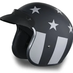 Daytona Helmets 3/4 Shell Open Face Motorcycle Helmet [Xs] (DC6-CAS-XS)