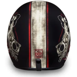 Daytona Helmets 3/4 Shell Open Face Motorcycle Helmet [Xl] (DC6-BFS-XL)