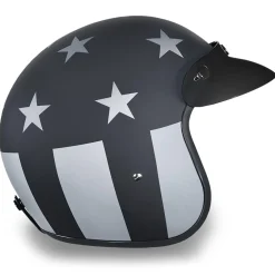 Daytona Helmets 3/4 Shell Open Face Motorcycle Helmet [2Xl] (DC6-CAS-2XL)