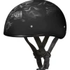 Daytona Helmets Half Skull Cap Motorcycle Helmet [Pistons Skull] [M] (D6-PS-M)
