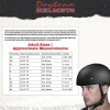 Daytona Helmets Half Skull Cap Motorcycle Helmet [Dull Black] [L] (D1-BNS-L)