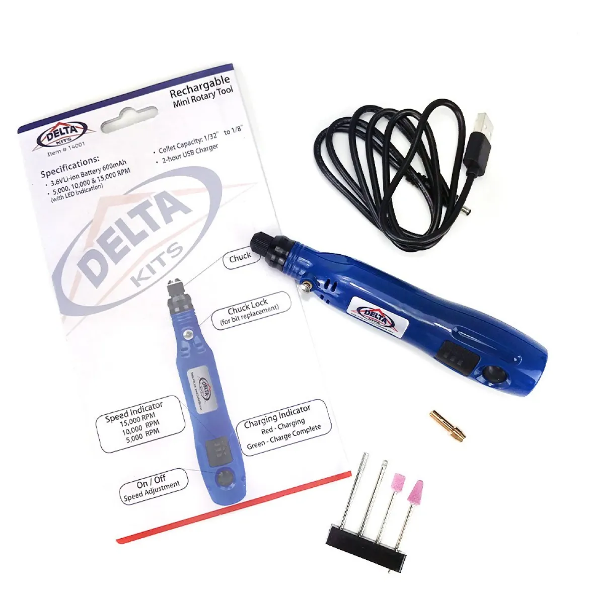 Delta Kits Mini Rotary Tool for Windshield Repair (14001)