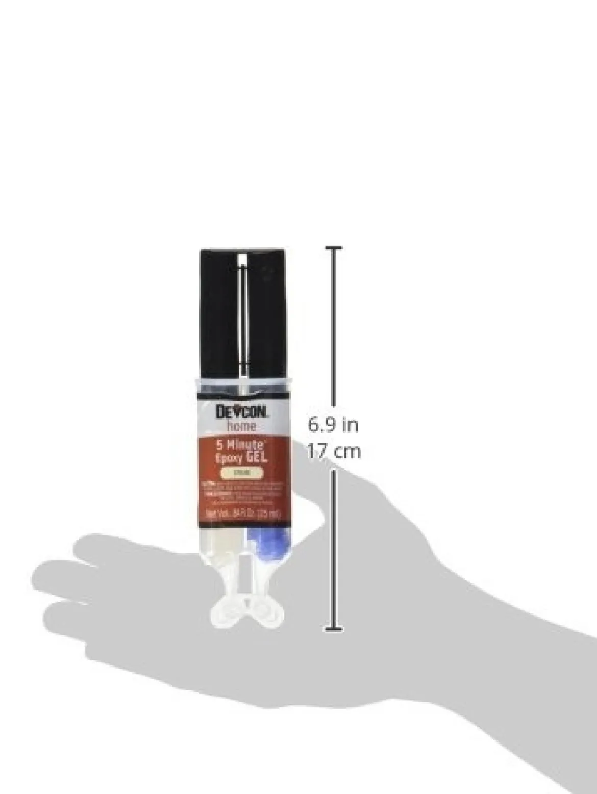 Devcon 21045 5 Minute Gel Epoxy Cream Colored 25 Milliliter