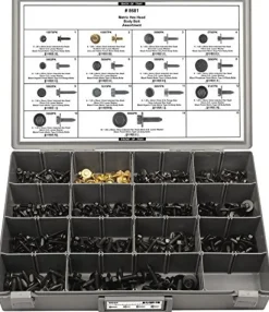 Disco Automotive 8681 Grey Replacement Hex Head Body Bolt Assortment