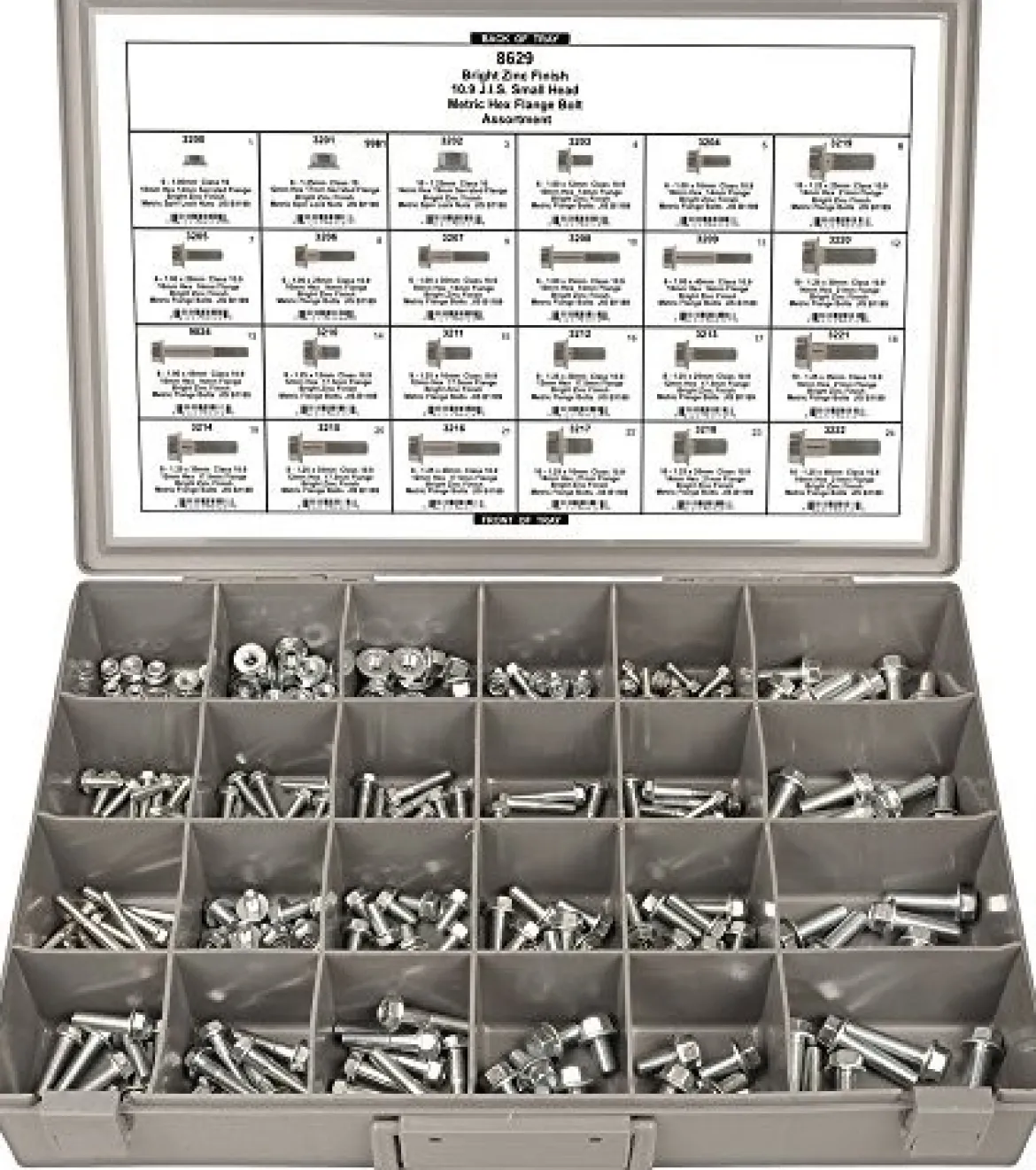 Disco Automotive 8629 Metric Hex Flange Bolt Assortment
