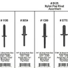 Disco Automotive 8125 Nylon Universal Pop Rivet Assortment