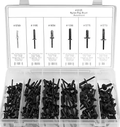 Disco Automotive 8125 Nylon Universal Pop Rivet Assortment