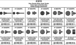 Disco Automotive 8210 Rubber Bumper Assortment