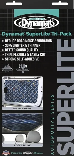 Dynamat SuperLite Sound Damping Tri-Pack (DYM10612)