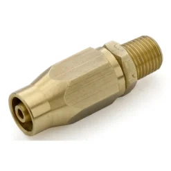 Fast Fix 3/8" Air Hose Assembly Repair Fitting w/ 1/4" MNPT Fixed (FFFX38)