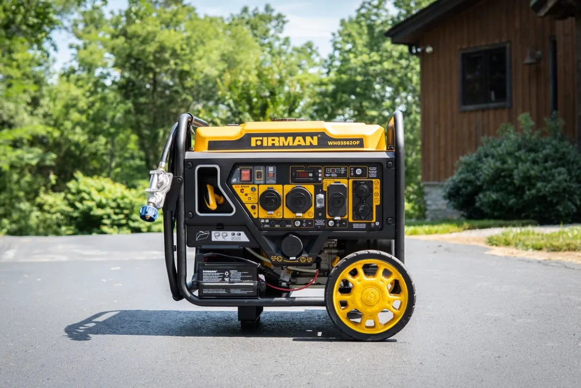 Firman Dual Fuel Inverter Portable Generator 4400/3500W Electric Start Open Frame CO Alert 50 ST CAN (WH03562OF)