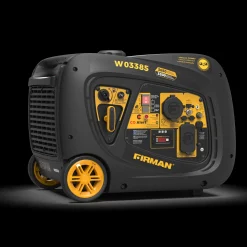 Firman Gas Inverter Portable Generator 3650/3300W Electric Start CO Alert 50 ST CAN (W03385)