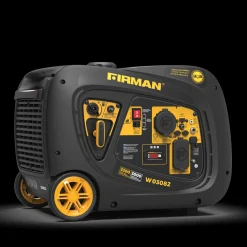 Firman Gas Inverter Portable Generator 3300/3000W Electric Start 50 ST CAN (W03082)