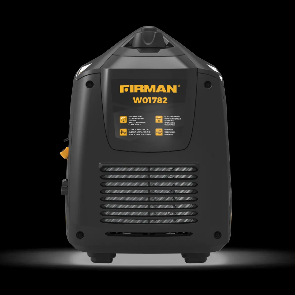 Firman Gas Inverter Portable Generator 2100/1700W Recoil Start Bonus Cover 50 ST CAN (W01782)