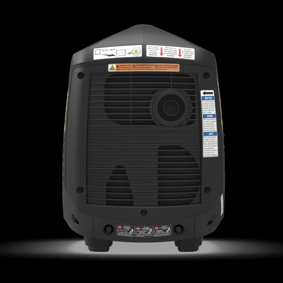 Firman Gas Inverter Portable Generator 2100/1700W Recoil Start Bonus Cover 50 ST CAN (W01782)