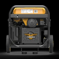 Firman Gas Inverter Portable Generator 4200/3650 Watt Remote Start Open Frame CO Alert 50 ST CAN (W03663OF)