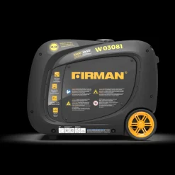 Firman Gas Inverter Portable Generator 3300/3000W Recoil Start 50 ST CAN (W03081)
