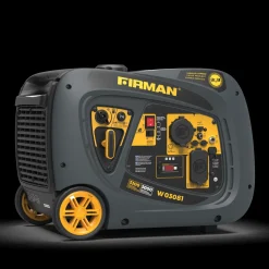 Firman Gas Inverter Portable Generator 3300/3000W Recoil Start 50 ST CAN (W03081)
