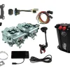 FiTech 2×4 1200 HP Bright Aluminum EFI w/Force Fuel System (35465)