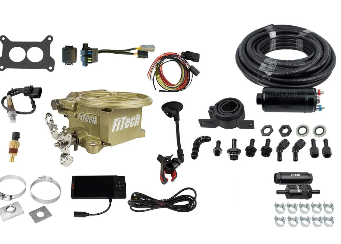 FiTech 2 Barrel 400 HP Classic Gold EFI w/Inline Fuel Delivery (31091)
