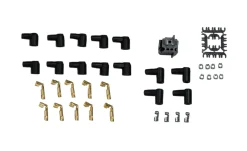 FiTech BBC (OVC) HEI Dist End 90/45 Spark Plug Wire Kit (90020)