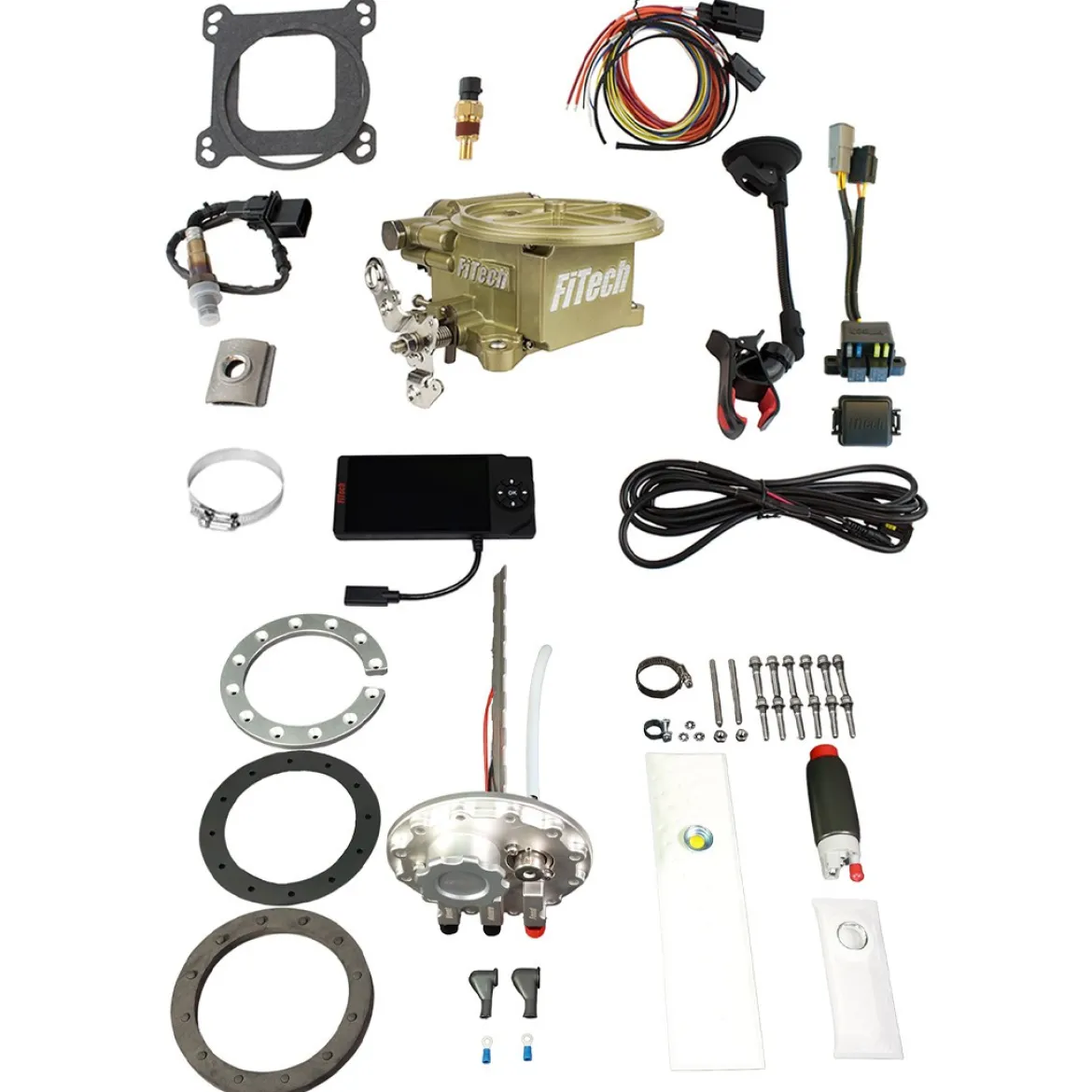 FiTech EFI 2 Barrel 400 HP Classic Gold w/ In-Tank Module (36300)