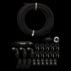 FiTech 40ft Black Covering Stainless Steel Hose Kit (51008)