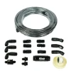 FiTech 40ft Black Stainless Steel Hose Kit (51004)