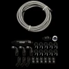 FiTech 40ft Natural Stainless Steel Hose Kit (51007)
