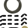 FiTech 20ft Natural Stainless Steel Hose Kit (51001)