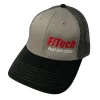 FiTech Grey & Black Snap Back Hat (A1GBH)