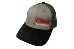 FiTech Grey & Black Snap Back Hat (A1GBH)