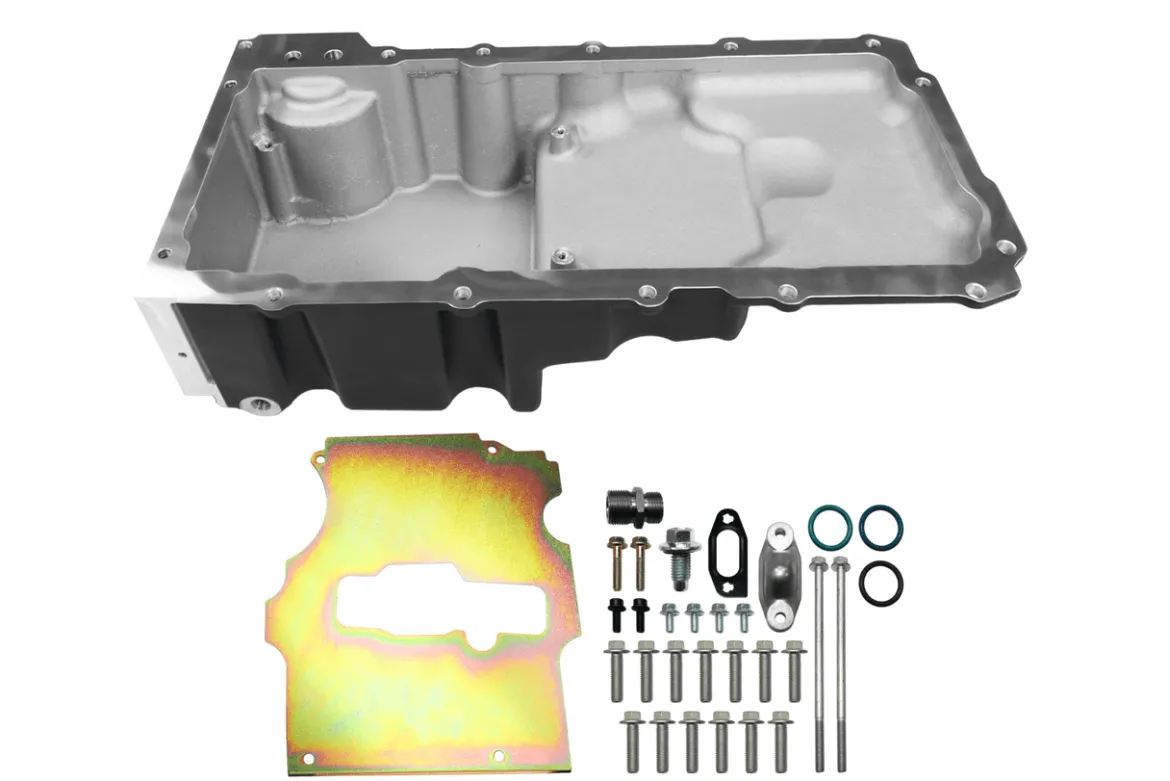FiTech Medium Profile Black 6.25 Qts Engine Oil Pan (130202)