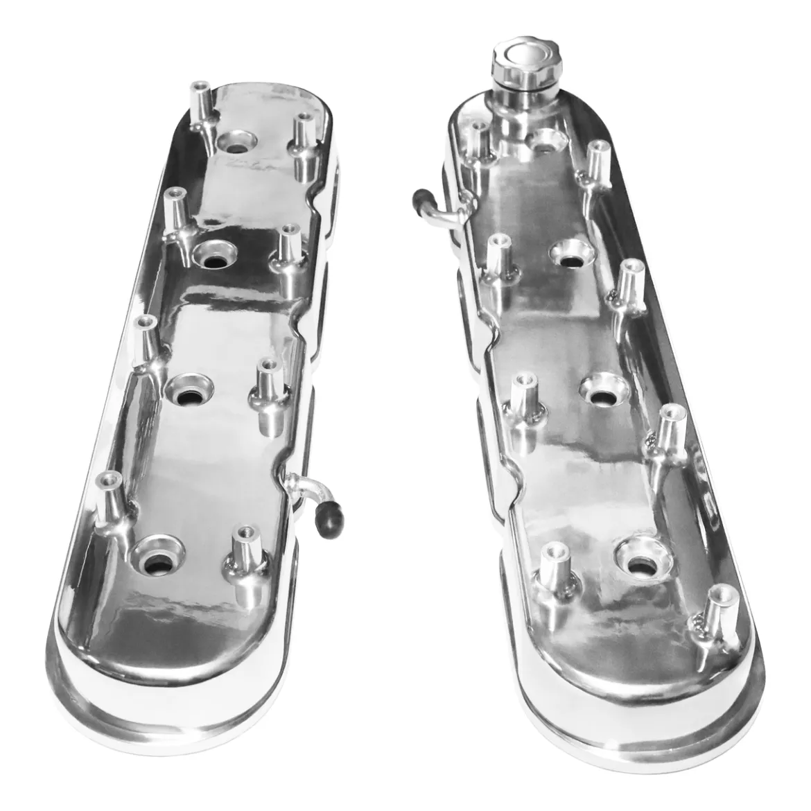 FiTech Plus LS Tall Polished Valve Covers w/Coil Mounts (131101)