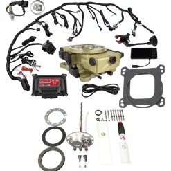 FiTech Retro LS 650 HP Classic Gold EFI w/340 LPH In-Tank Pump (36371)