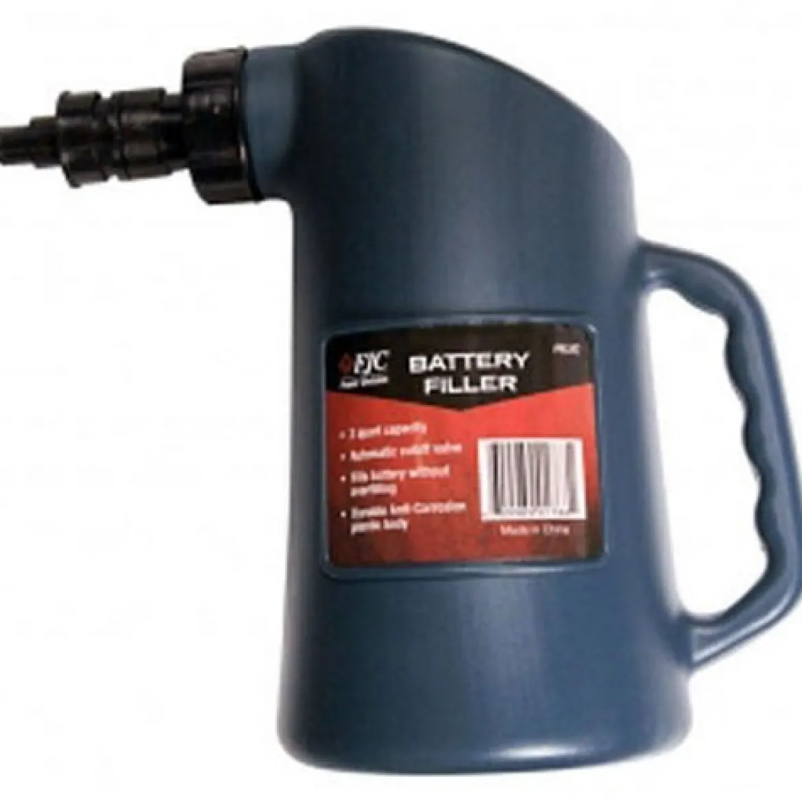 FJC Battery Filler Bottle with Automatic Shut-off, 2 Quart Capacity (46342)
